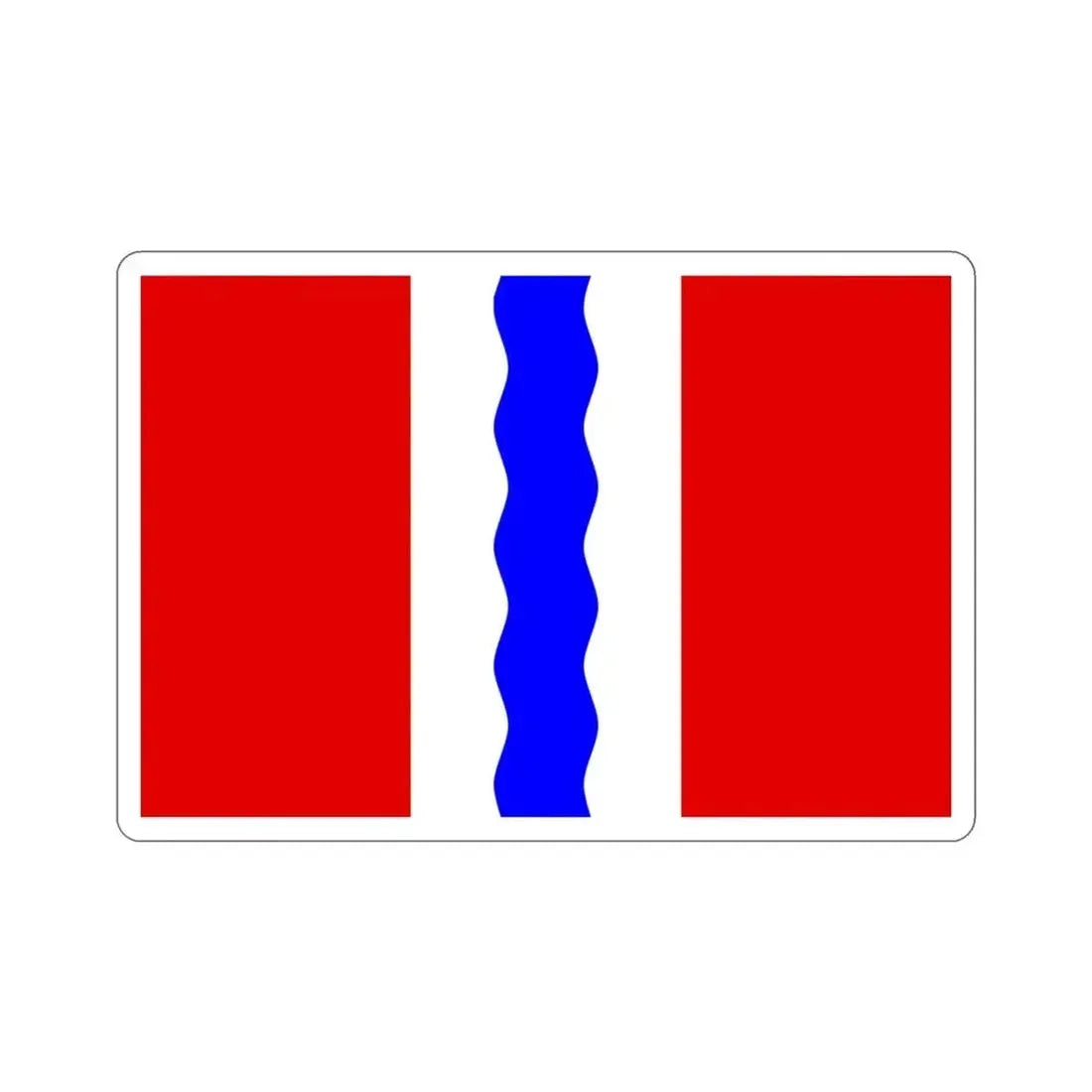 Flag of Omsk Oblast Russia STICKER Vinyl Die-Cut Decal - The Sticker Space
