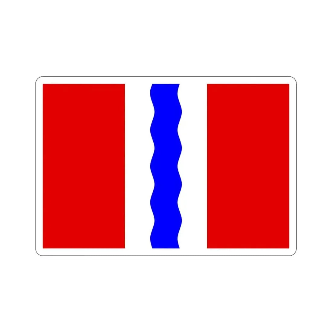 Flag of Omsk Oblast Russia STICKER Vinyl Die-Cut Decal - The Sticker Space