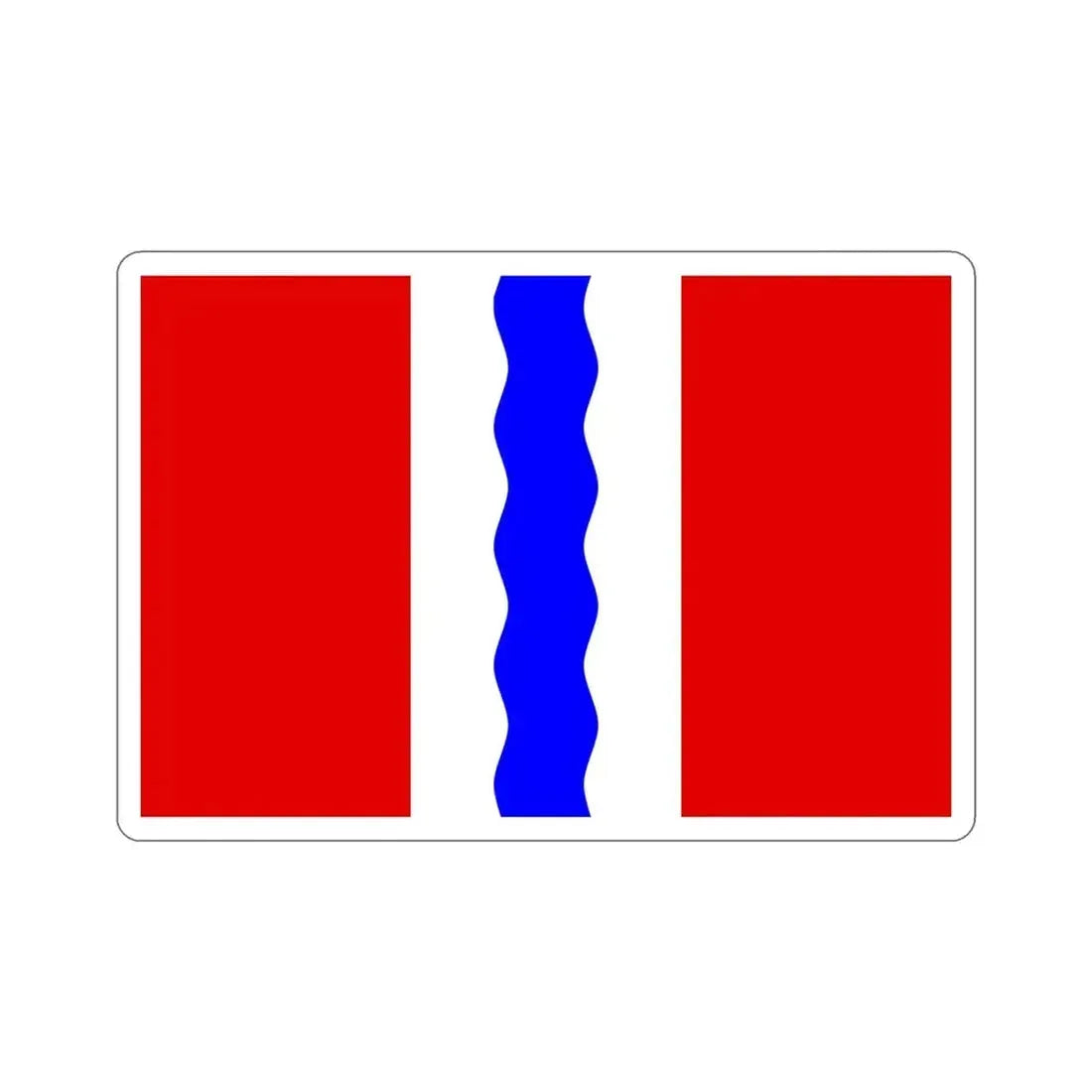 Flag of Omsk Oblast Russia STICKER Vinyl Die-Cut Decal - The Sticker Space