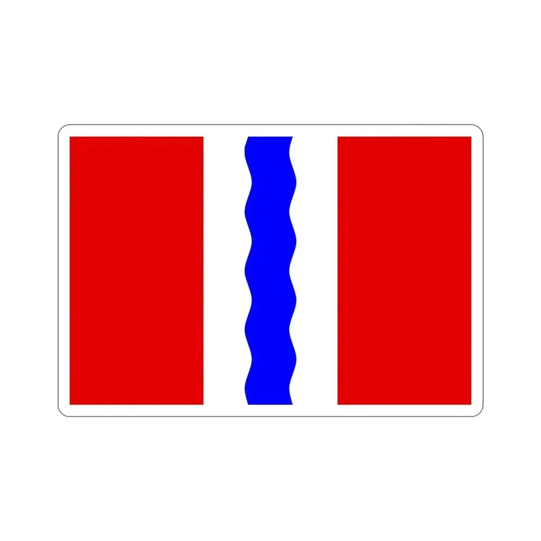 Flag of Omsk Oblast Russia STICKER Vinyl Die-Cut Decal - The Sticker Space