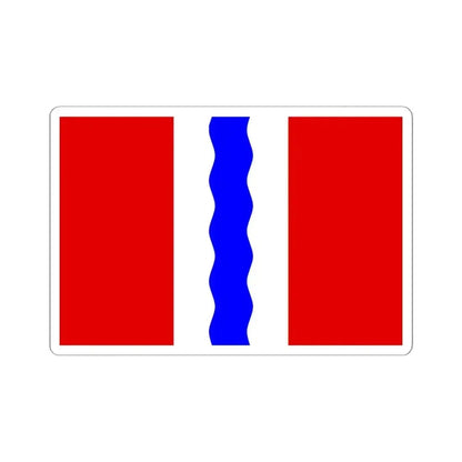Flag of Omsk Oblast Russia - STICKER Vinyl Kiss-Cut Decal 6 Inch White - The Sticker Space