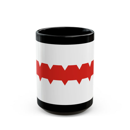 Flag of Omsk Russia - Black Coffee Mug-15oz-The Sticker Space