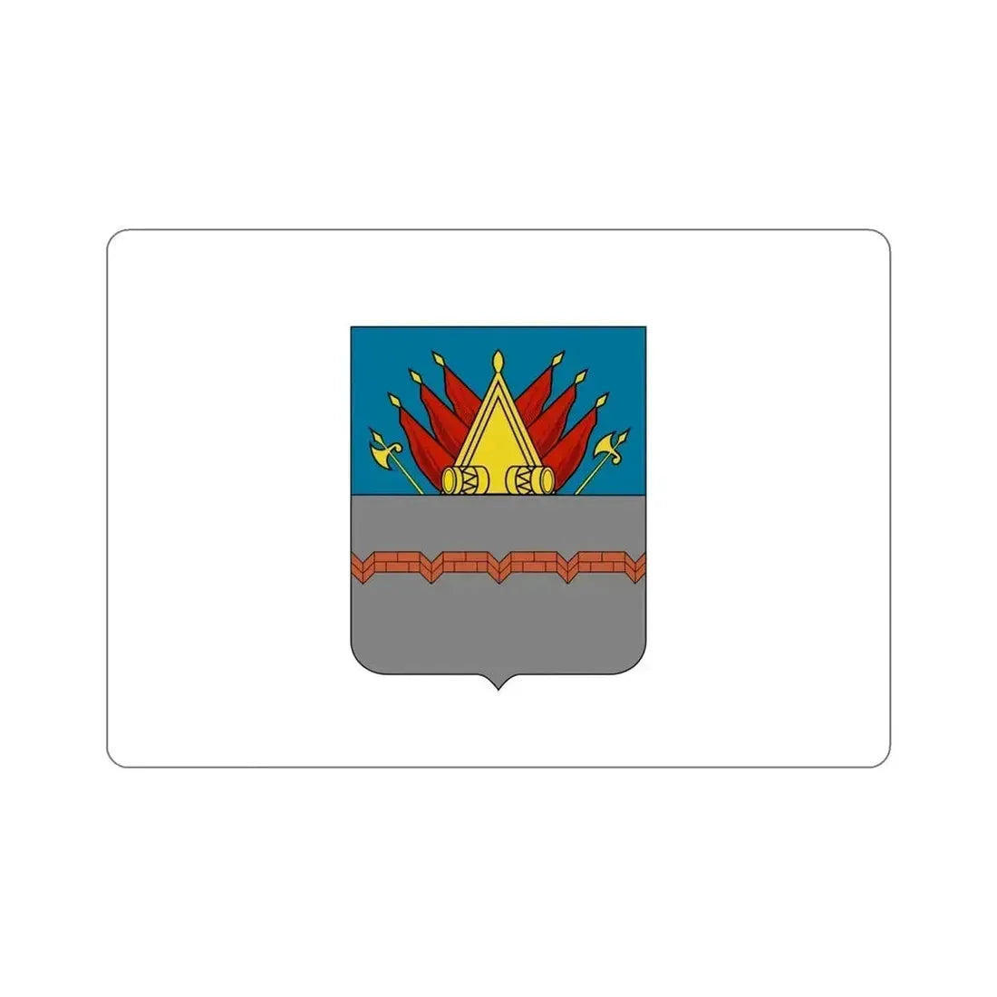 Flag of Omsk Russia STICKER Vinyl Die-Cut Decal - The Sticker Space