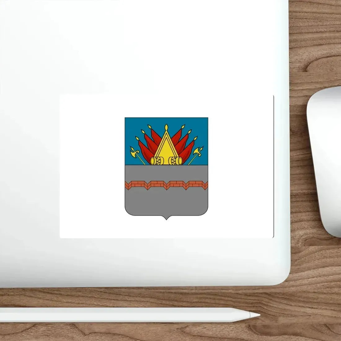 Flag of Omsk Russia STICKER Vinyl Die-Cut Decal - The Sticker Space