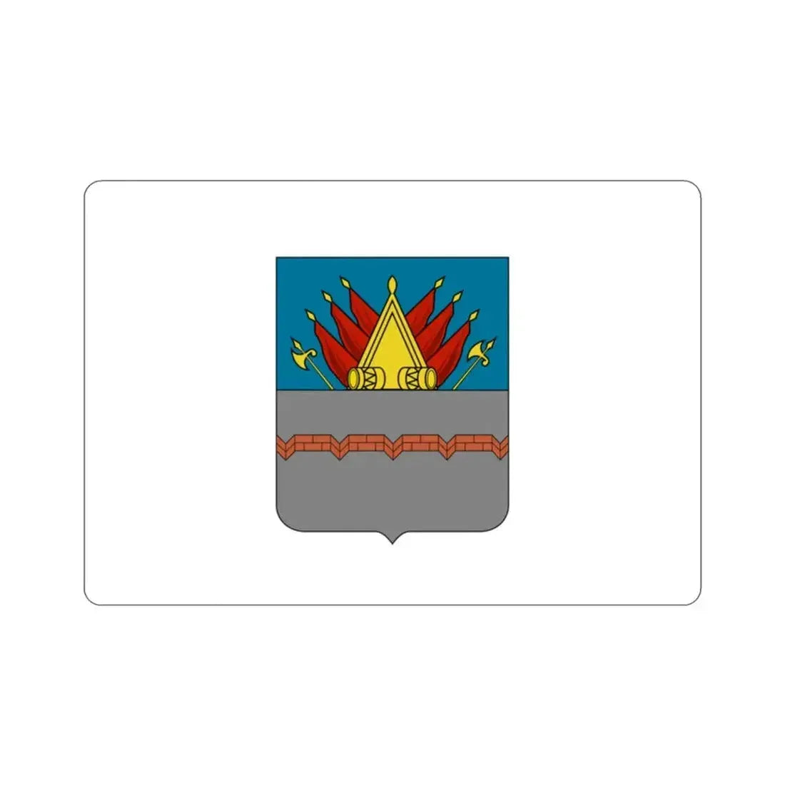 Flag of Omsk Russia STICKER Vinyl Die-Cut Decal - The Sticker Space