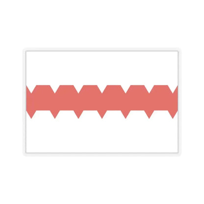 Flag of Omsk Russia - STICKER Vinyl Kiss-Cut Decal 2 Inch Transparent - The Sticker Space