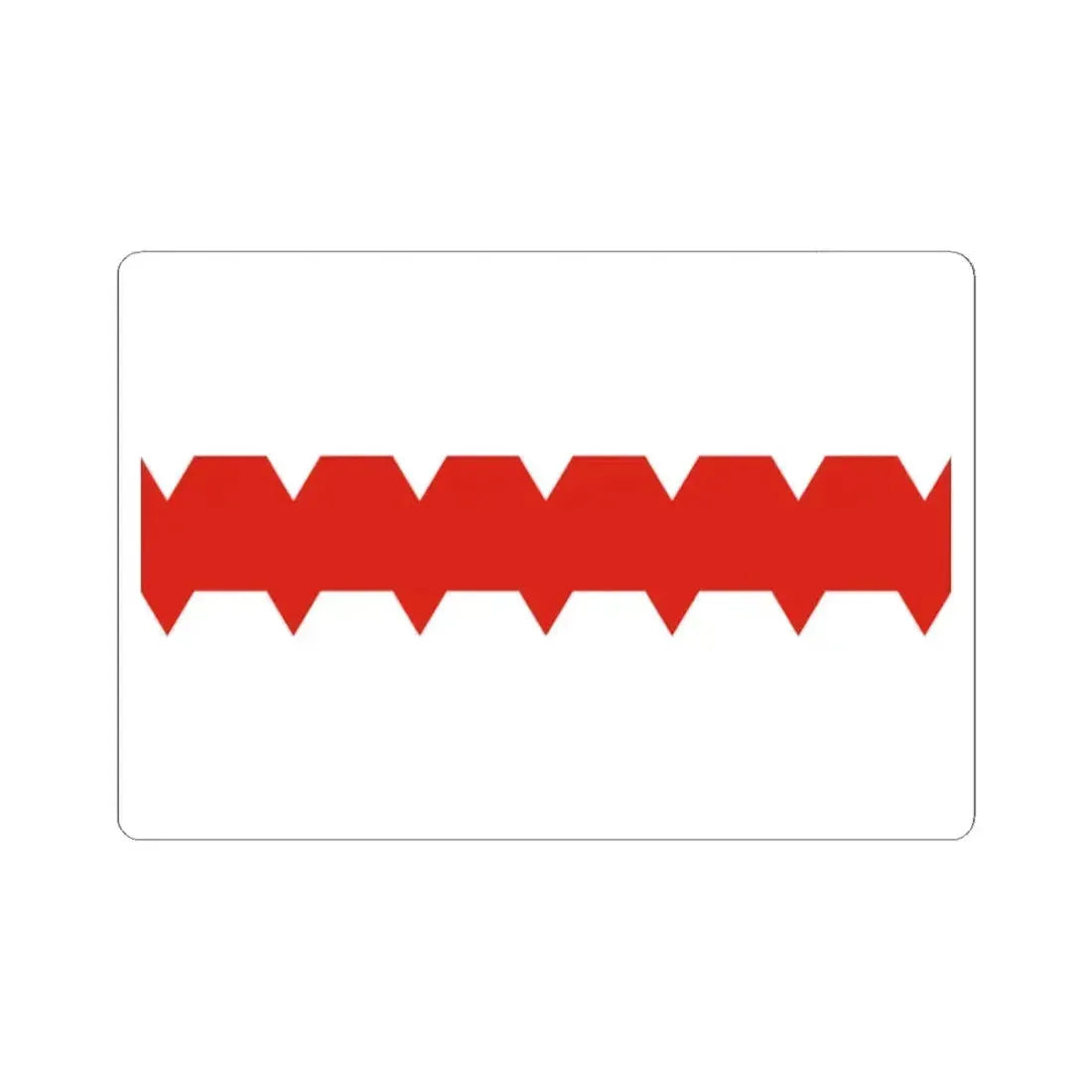 Flag of Omsk Russia - STICKER Vinyl Kiss-Cut Decal 2 Inch White - The Sticker Space