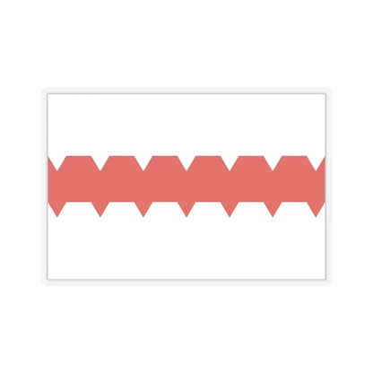 Flag of Omsk Russia - STICKER Vinyl Kiss-Cut Decal 3 Inch Transparent - The Sticker Space