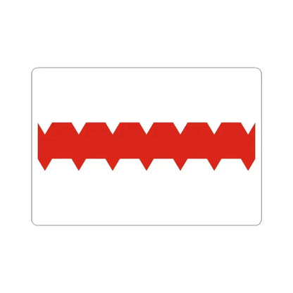 Flag of Omsk Russia - STICKER Vinyl Kiss-Cut Decal 3 Inch White - The Sticker Space