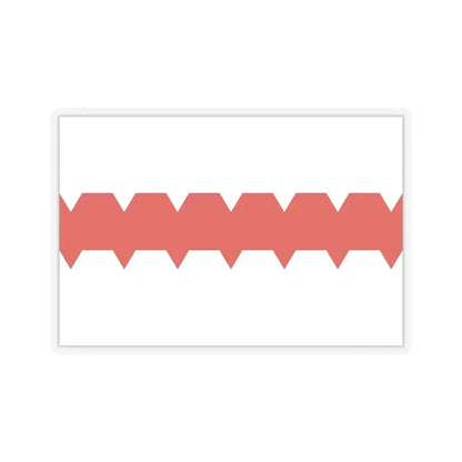 Flag of Omsk Russia - STICKER Vinyl Kiss-Cut Decal 4 Inch Transparent - The Sticker Space