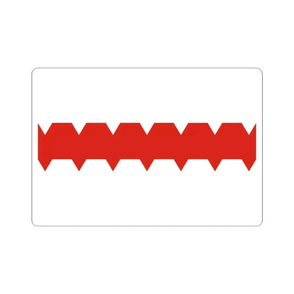 Flag of Omsk Russia - STICKER Vinyl Kiss-Cut Decal 4 Inch White - The Sticker Space