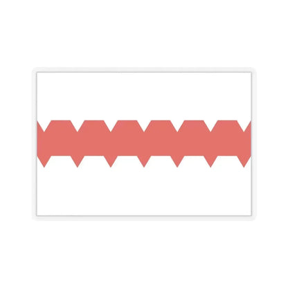 Flag of Omsk Russia - STICKER Vinyl Kiss-Cut Decal 6 Inch Transparent - The Sticker Space