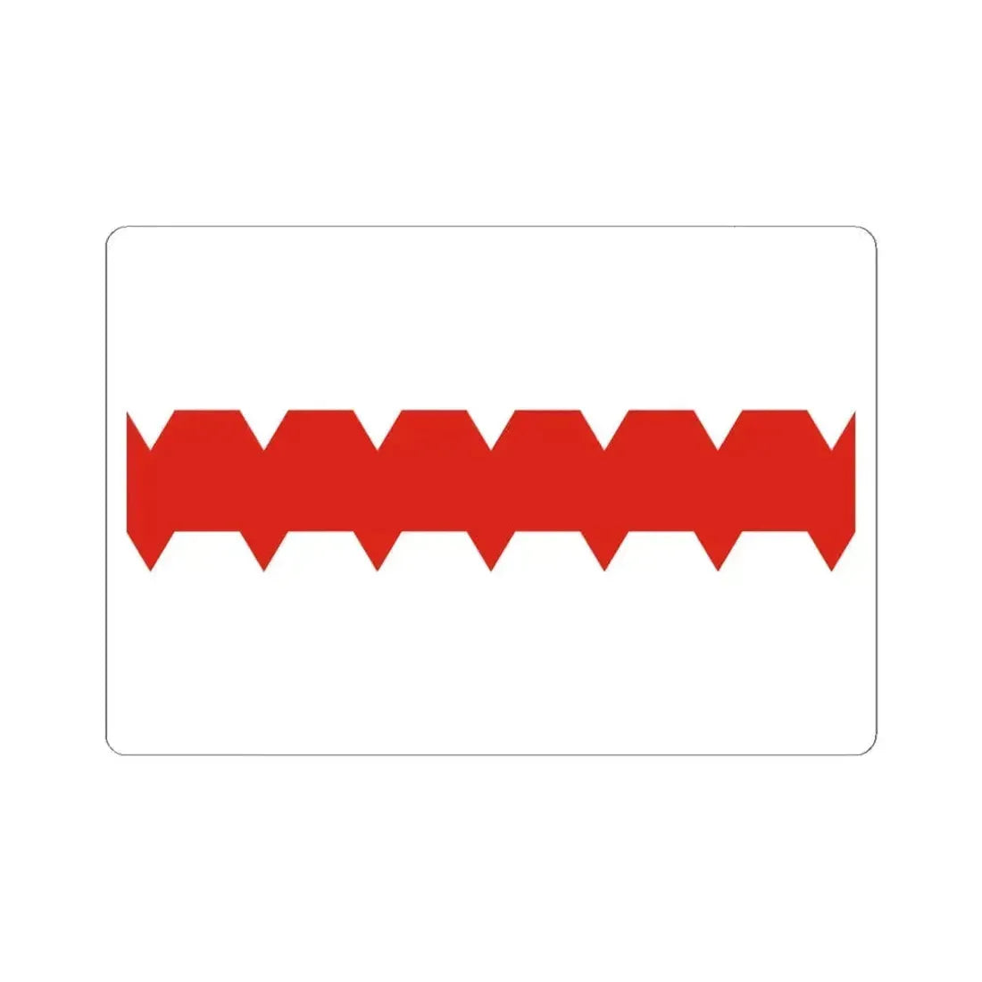 Flag of Omsk Russia - STICKER Vinyl Kiss-Cut Decal 6 Inch White - The Sticker Space