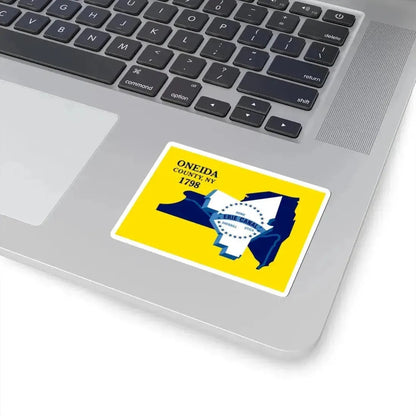 Flag of Oneida County New York (United States) STICKER Vinyl Kiss-Cut Decal - The Sticker Space