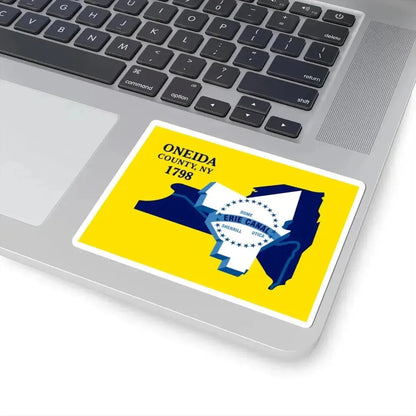 Flag of Oneida County New York (United States) STICKER Vinyl Kiss-Cut Decal - The Sticker Space