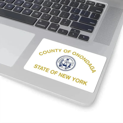 Flag of Onondaga County New York (United States) STICKER Vinyl Kiss-Cut Decal - The Sticker Space