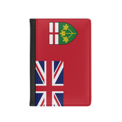 Flag of Ontario Canada - Passport Holder-3.9" x 5.8"-The Sticker Space