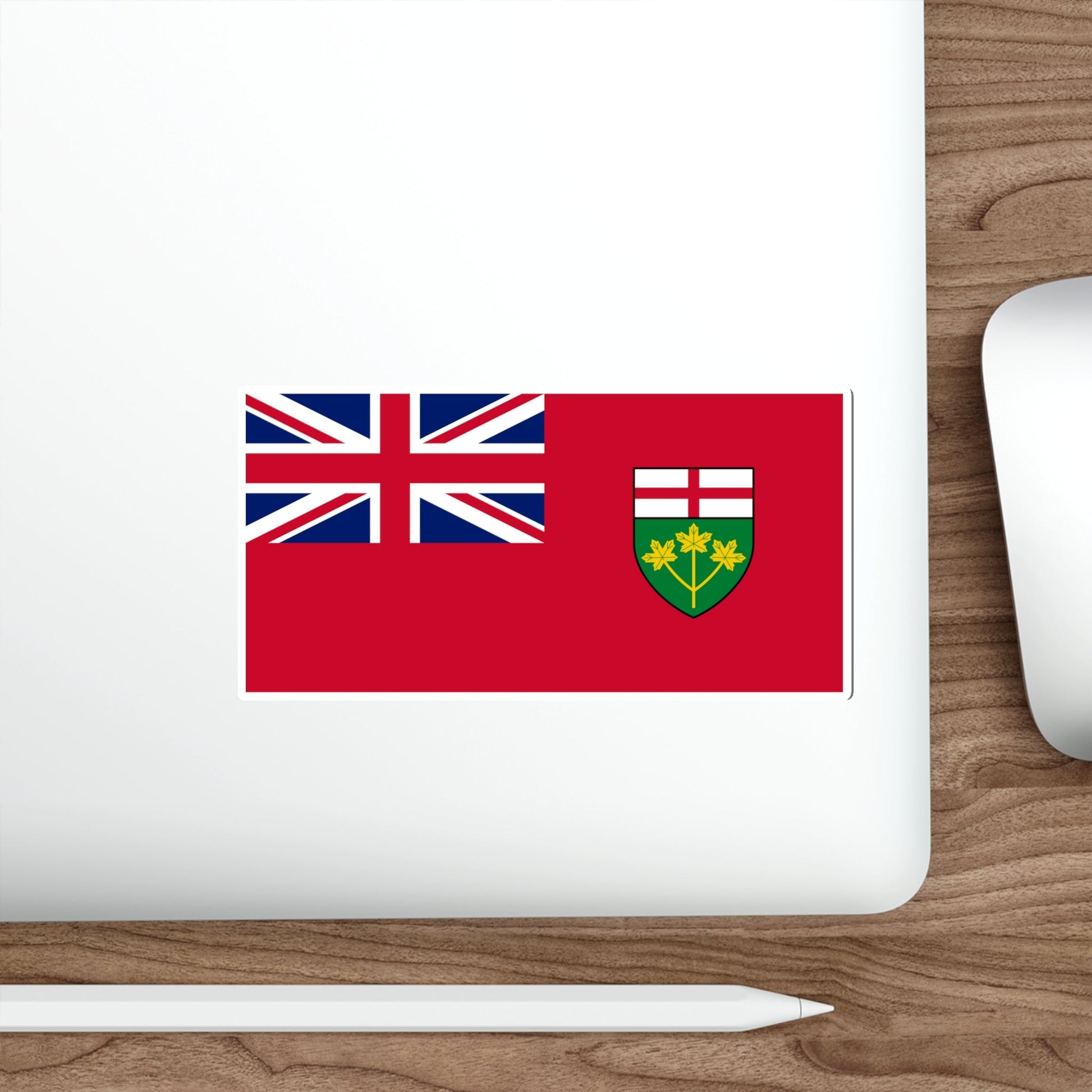 Flag of Ontario Canada STICKER Vinyl Die-Cut Decal-The Sticker Space