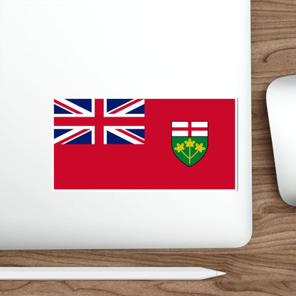 Flag of Ontario Canada STICKER Vinyl Die-Cut Decal-The Sticker Space