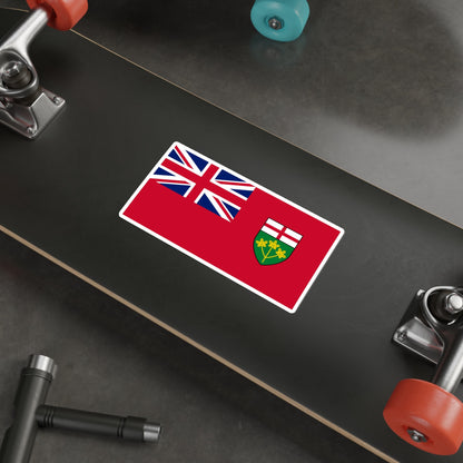 Flag of Ontario Canada STICKER Vinyl Die-Cut Decal-The Sticker Space