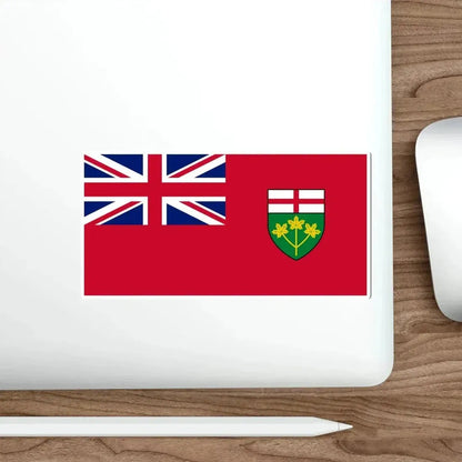 Flag of Ontario Canada STICKER Vinyl Die-Cut Decal - The Sticker Space
