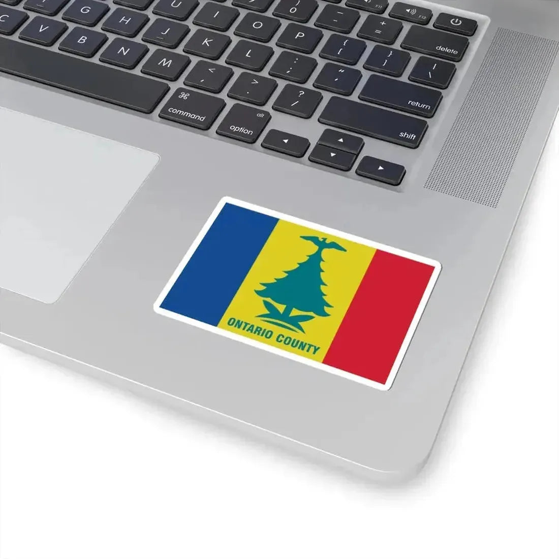 Flag of Ontario County New York (United States) STICKER Vinyl Kiss-Cut Decal - The Sticker Space
