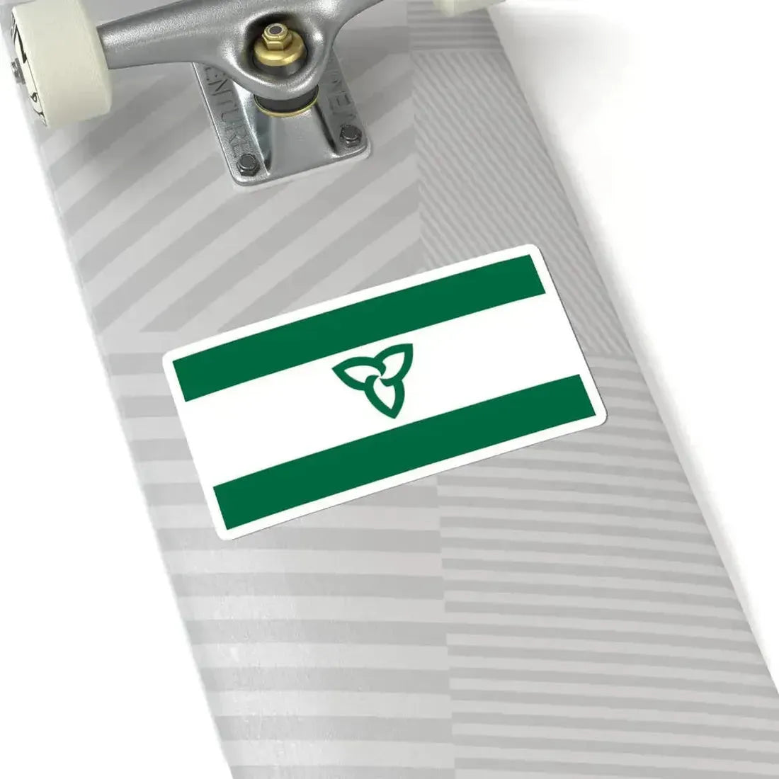 Flag of Ontario Green Ensign (Canada) STICKER Vinyl Kiss-Cut Decal - The Sticker Space