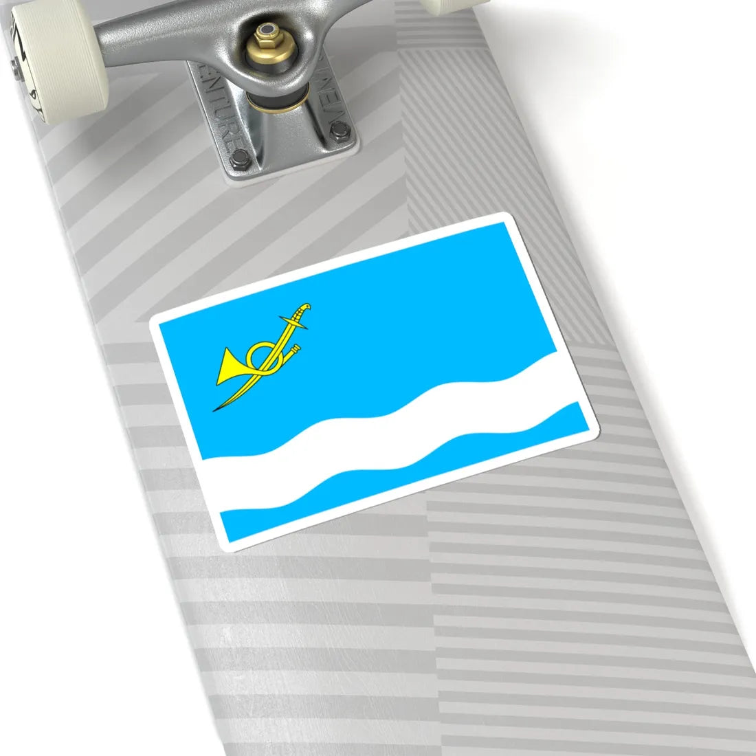 Flag of Onufriivka raion (Ukraine) STICKER Vinyl Kiss-Cut Decal - The Sticker Space