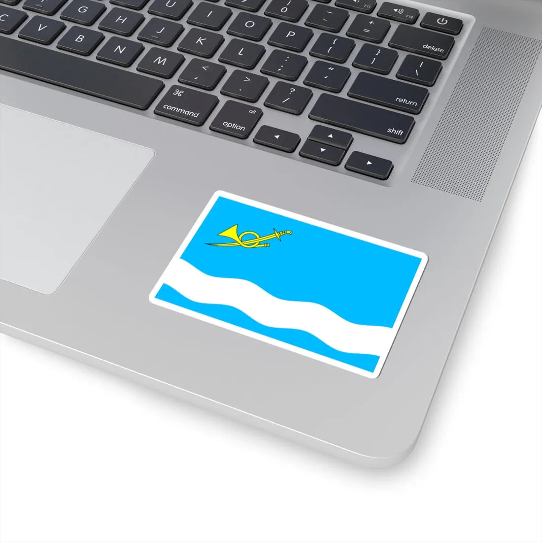 Flag of Onufriivka raion (Ukraine) STICKER Vinyl Kiss-Cut Decal - The Sticker Space