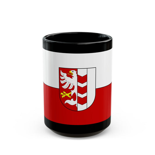 Flag of Opava Czech Republic - Black Coffee Mug-15oz-The Sticker Space