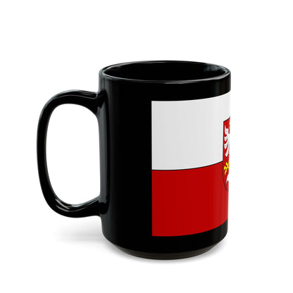 Flag of Opava Czech Republic - Black Coffee Mug-The Sticker Space