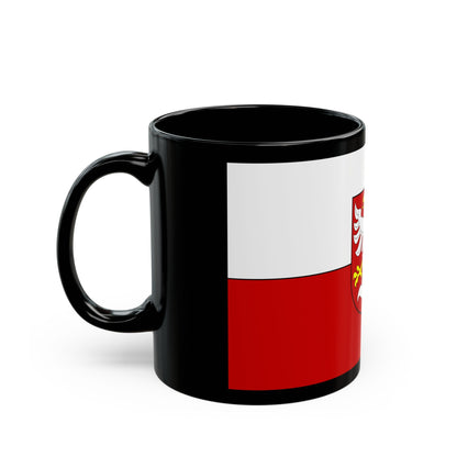 Flag of Opava Czech Republic - Black Coffee Mug-The Sticker Space