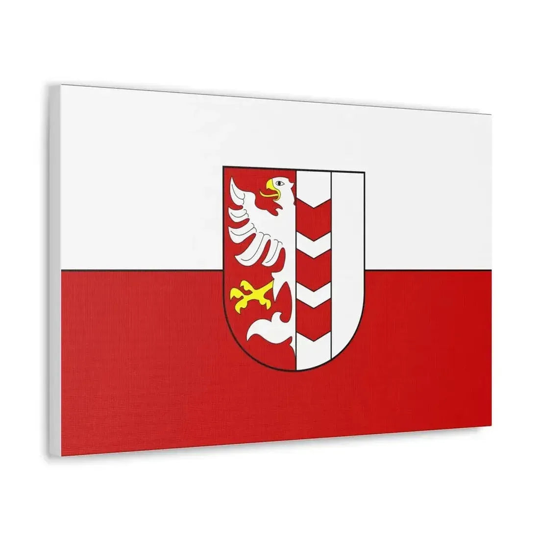Flag of Opava Czech Republic - Canvas Wall Art - The Sticker Space