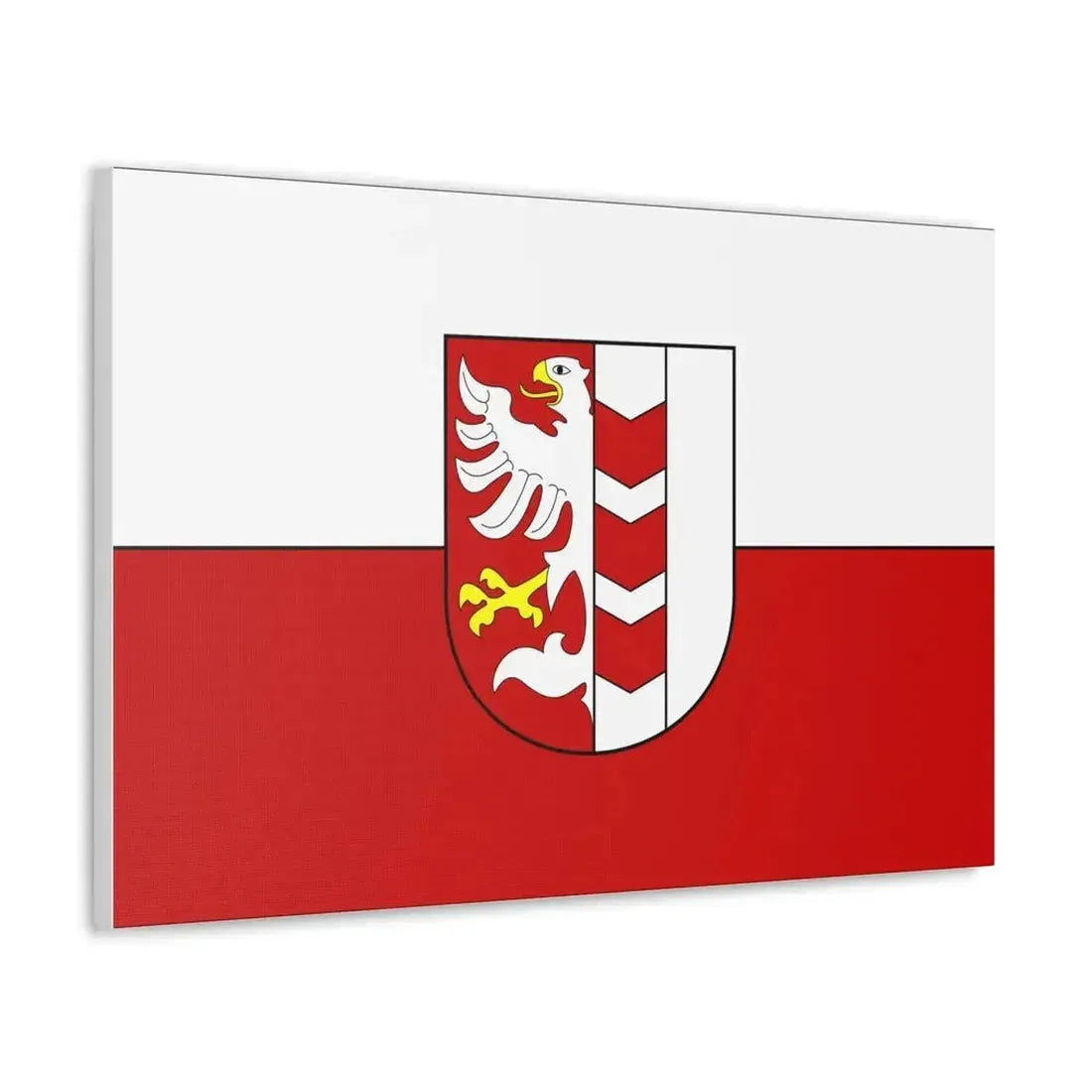 Flag of Opava Czech Republic - Canvas Wall Art - The Sticker Space
