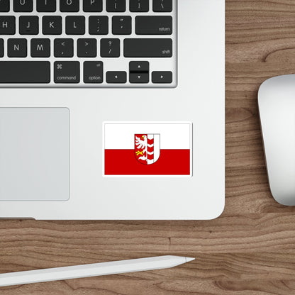 Flag of Opava Czech Republic STICKER Vinyl Die-Cut Decal-The Sticker Space