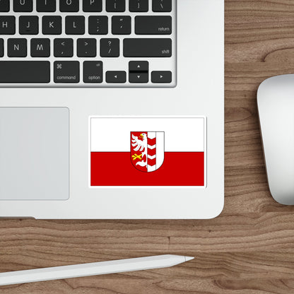 Flag of Opava Czech Republic STICKER Vinyl Die-Cut Decal-The Sticker Space