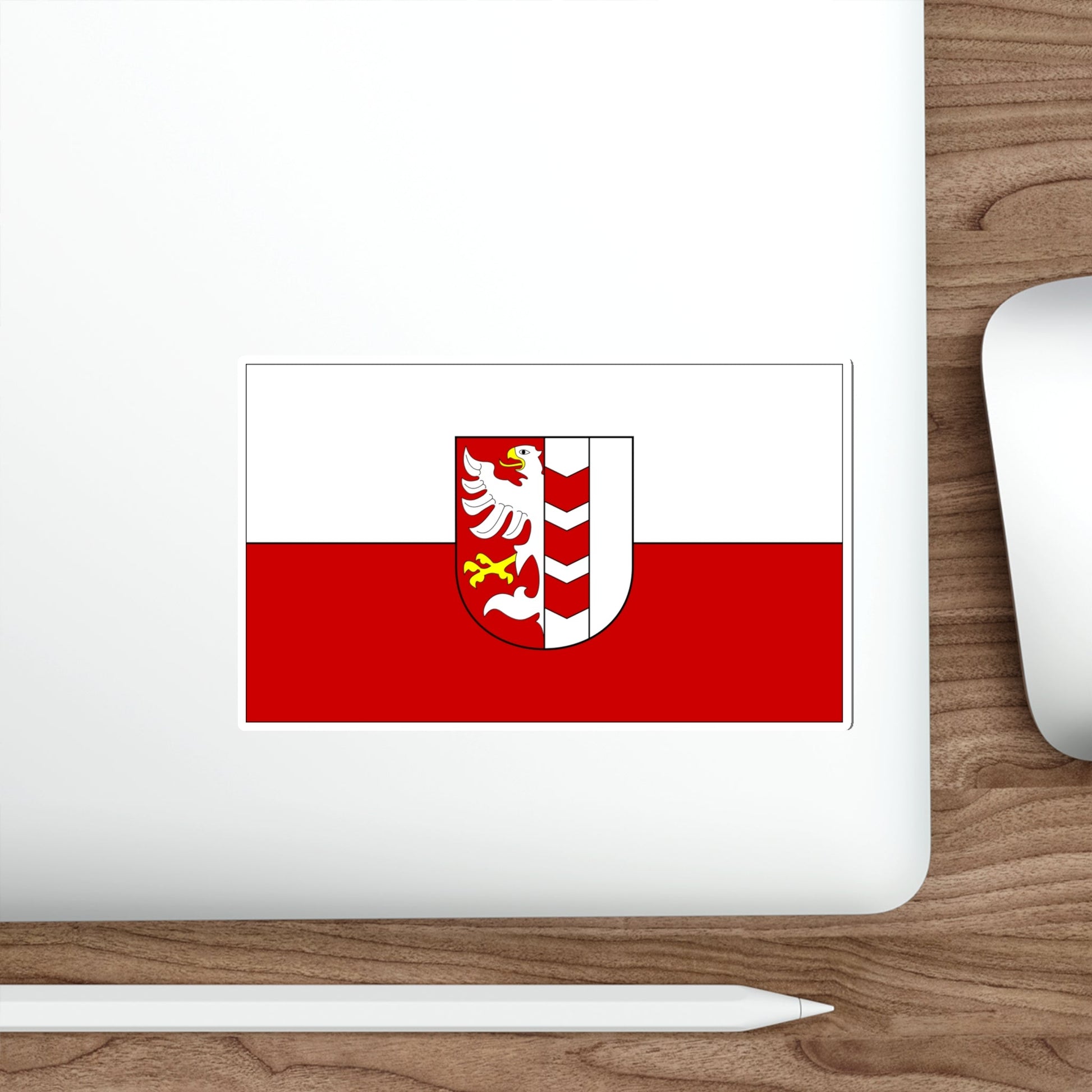 Flag of Opava Czech Republic STICKER Vinyl Die-Cut Decal-The Sticker Space