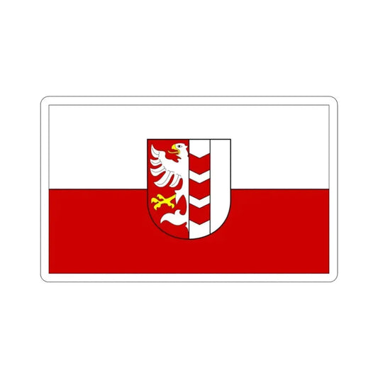 Flag of Opava Czech Republic STICKER Vinyl Die-Cut Decal 2 Inch - The Sticker Space
