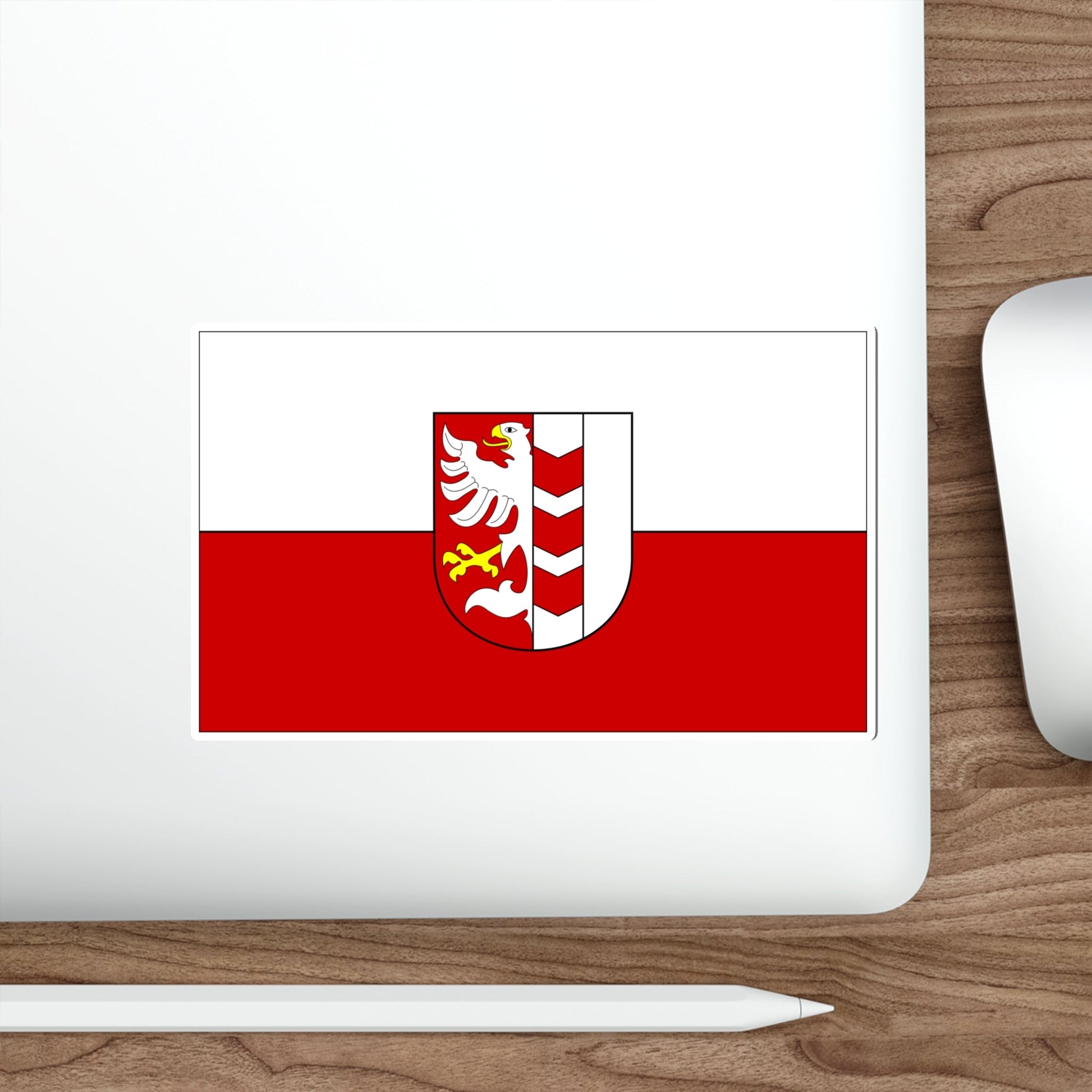 Flag of Opava Czech Republic STICKER Vinyl Die-Cut Decal-The Sticker Space