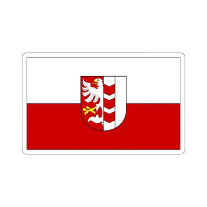 Flag of Opava Czech Republic STICKER Vinyl Die-Cut Decal - The Sticker Space
