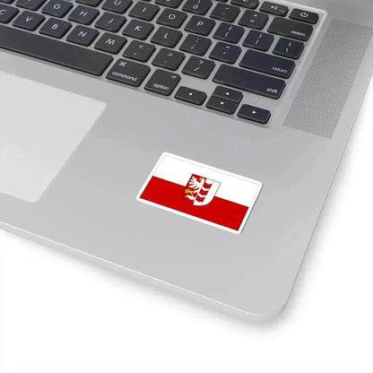Flag of Opava Czech Republic - STICKER Vinyl Kiss-Cut Decal - The Sticker Space