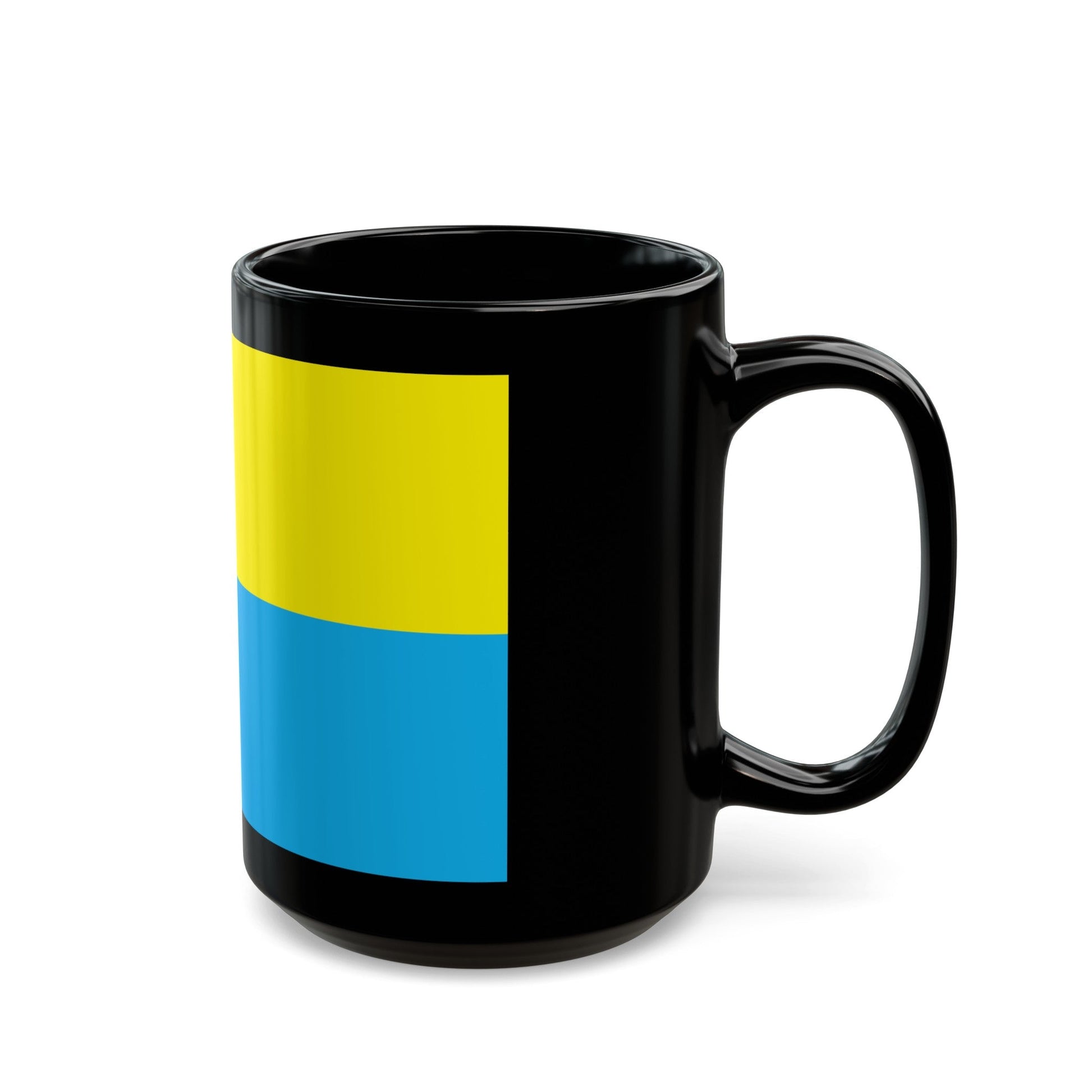 Flag of Opole Poland - Black Coffee Mug-The Sticker Space