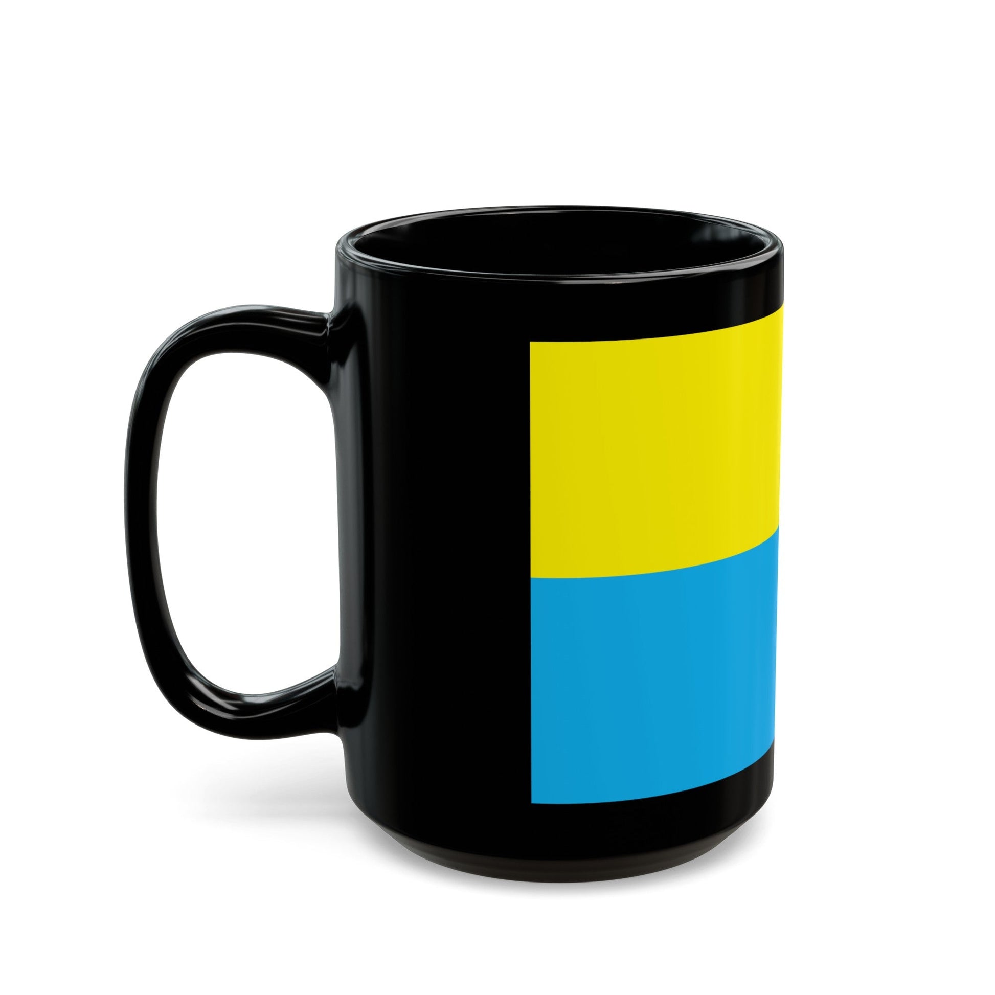 Flag of Opole Poland - Black Coffee Mug-The Sticker Space