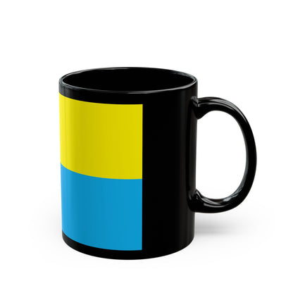 Flag of Opole Poland - Black Coffee Mug-The Sticker Space