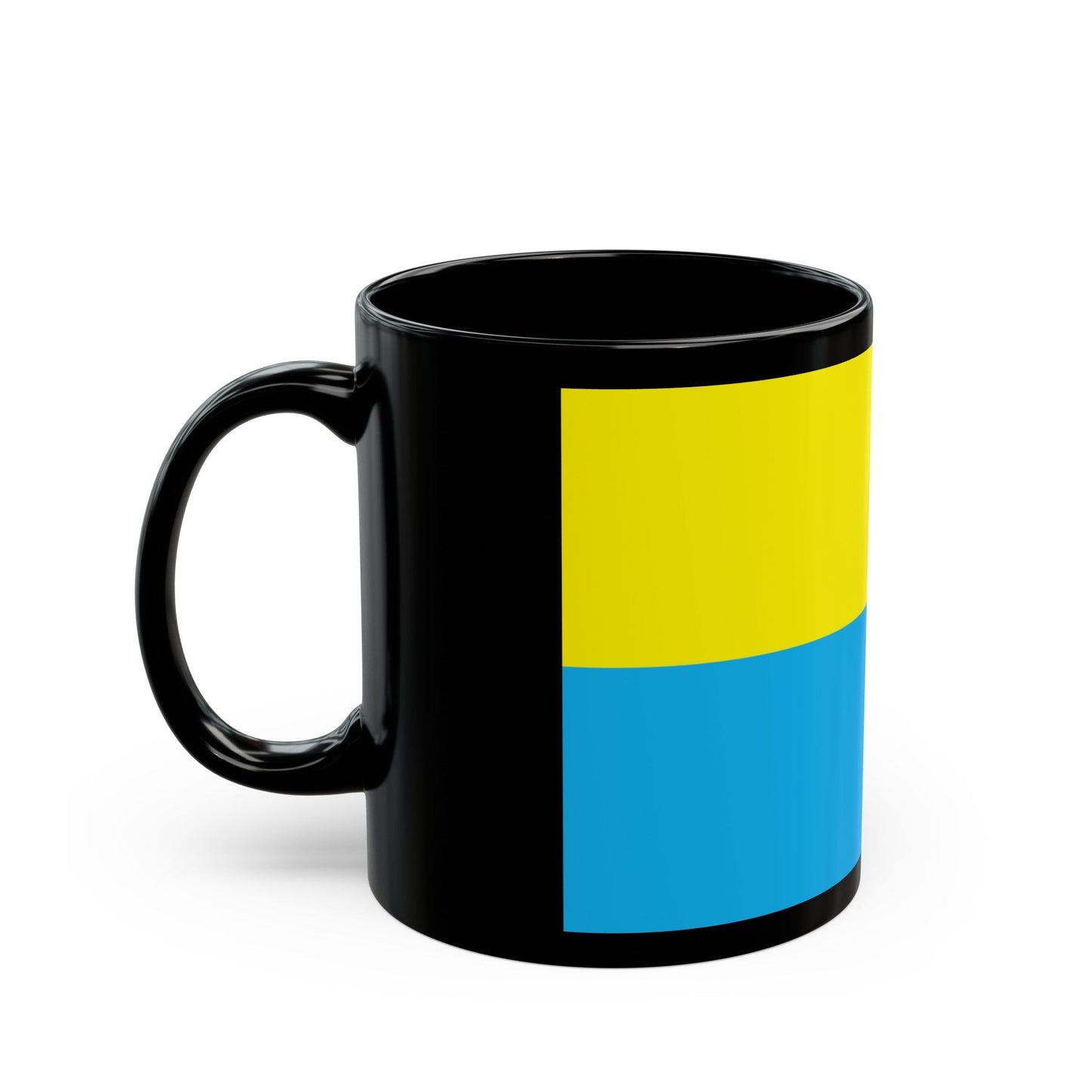 Flag of Opole Poland - Black Coffee Mug-The Sticker Space