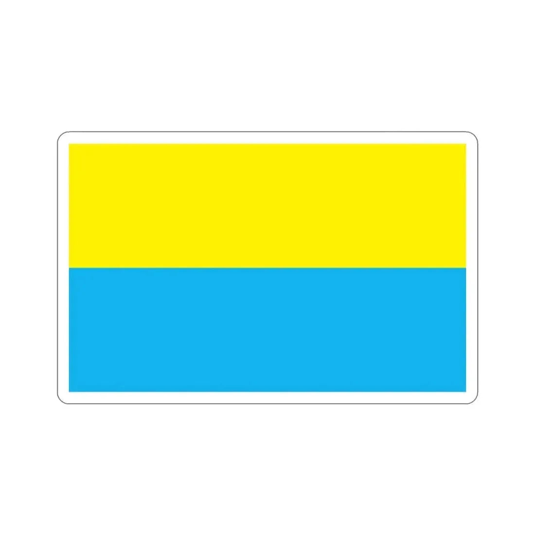 Flag of Opole Poland STICKER Vinyl Die-Cut Decal 2 Inch - The Sticker Space