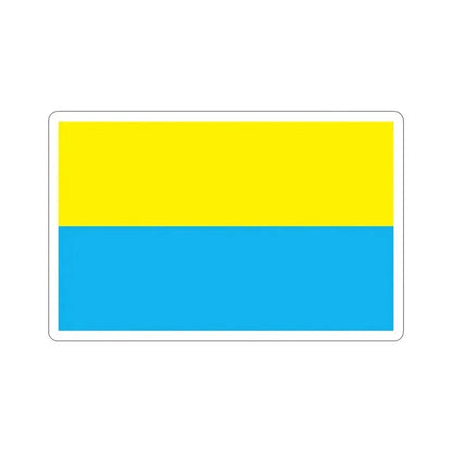 Flag of Opole Poland STICKER Vinyl Die-Cut Decal 3 Inch - The Sticker Space