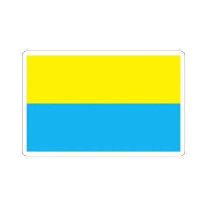 Flag of Opole Poland STICKER Vinyl Die-Cut Decal 4 Inch - The Sticker Space