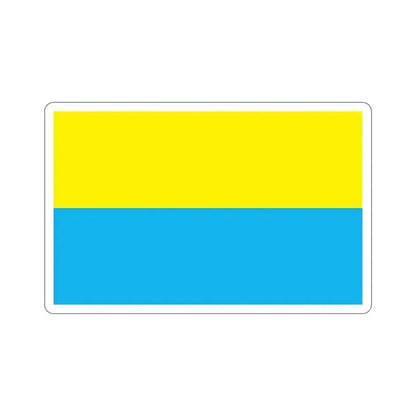 Flag of Opole Poland STICKER Vinyl Die-Cut Decal 5 Inch - The Sticker Space