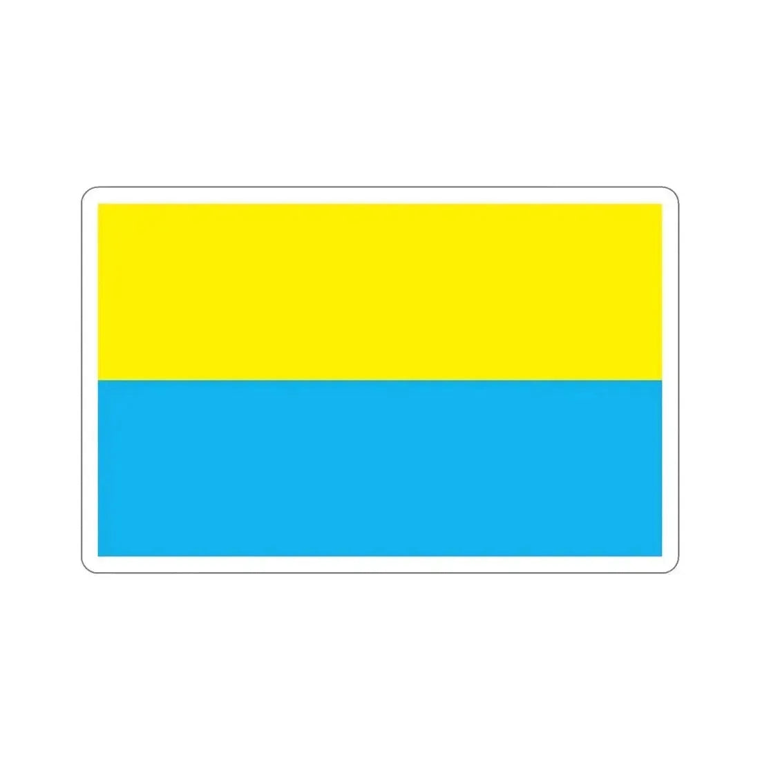 Flag of Opole Poland STICKER Vinyl Die-Cut Decal 6 Inch - The Sticker Space